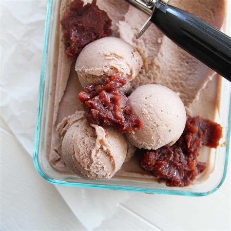 Easy Red Bean Ice Cream